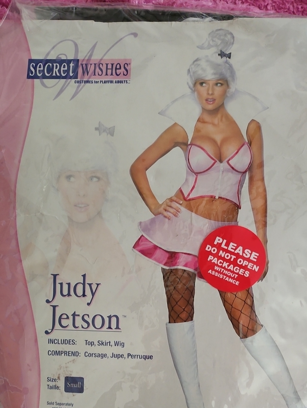 Judy Jetson Women's Costume - Pink & White